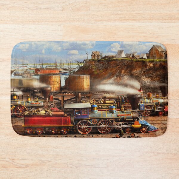 Item preview, Train - Civil War - The locomotives of City Point 1865 designed and sold by Mike Savad Photography.