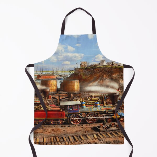 Item preview, Train - Civil War - The locomotives of City Point 1865 designed and sold by Mike Savad Photography.