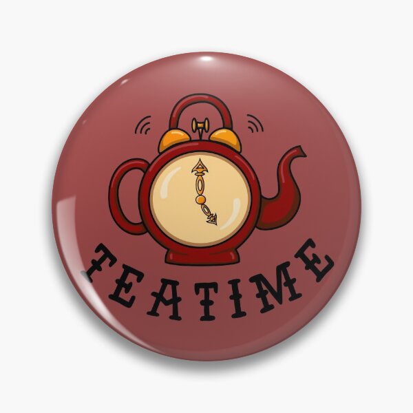 Artikelvorschau, Teatime Ringing Teapot Design - Roter Teekannenwecker für die Teezeit entworfen und verkauft von SteamParliament.