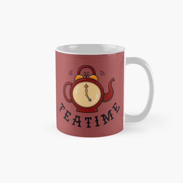 Artikelvorschau, Teatime Ringing Teapot Design - Roter Teekannenwecker für die Teezeit entworfen und verkauft von SteamParliament.