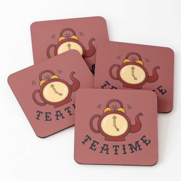 Item preview, Teatime Ringing Teapot Design - Red Tea Pot Alarm Clock for Tea Time designed and sold by SteamParliament.