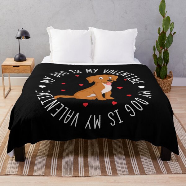 Item preview, My Dog is My Valentine designed and sold by cool-merch.