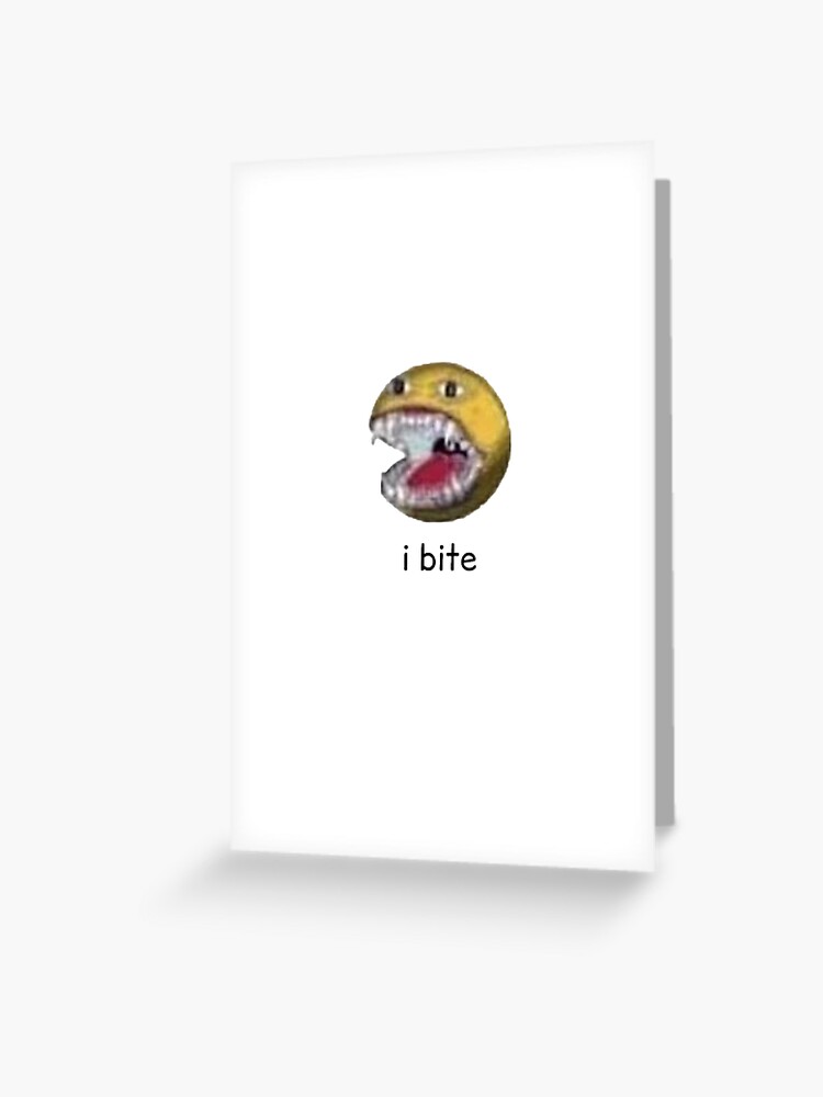 Cursed Emoji (Painted) | Greeting Card