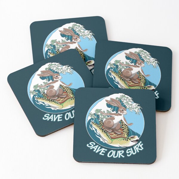 Item preview, Surfing Animals - Save our surf designed and sold by TMBTM.