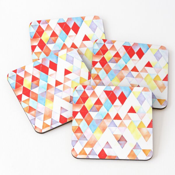Item preview,  Beautiful colorful triangle design backpack designed and sold by Style2Vie.