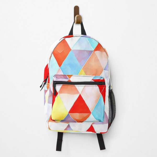 Item preview,  Beautiful colorful triangle design backpack designed and sold by Style2Vie.