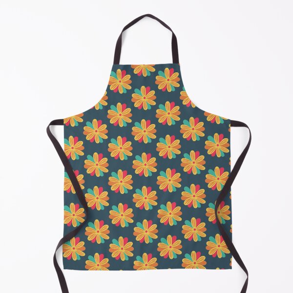 Item preview, Retro Rainbow Floral Pattern designed and sold by SharksOnShore.