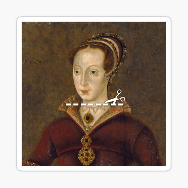 Cut Here - Jane Grey Sticker