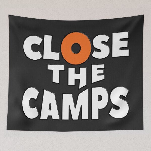 Item preview,   CLOSE THE CAMPS RESPECT HUMAN RIGHTS FREE UYGHURS designed and sold by Ralek.
