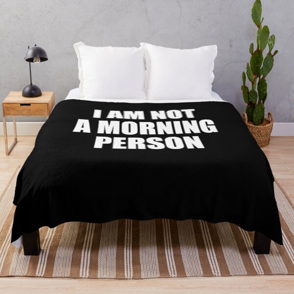 Item preview, I AM NOT A MORNING PERSON designed and sold by Montrepeneuer.