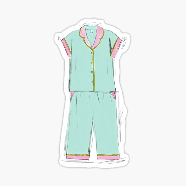 Sketchy Pyjamas Sticker