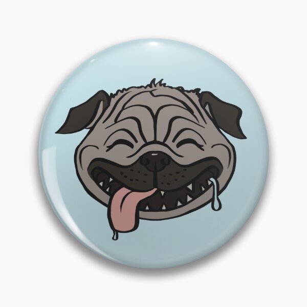 Item preview, Happy pug designed and sold by maloukipperart.