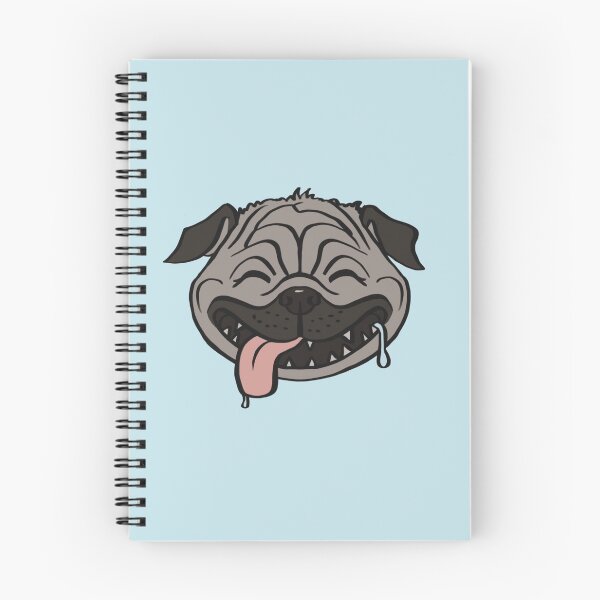 Item preview, Happy pug designed and sold by maloukipperart.
