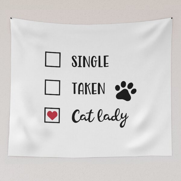 Item preview, Funny Cat Lady Valentines Day For Cat Lovers designed and sold by sasigifts.