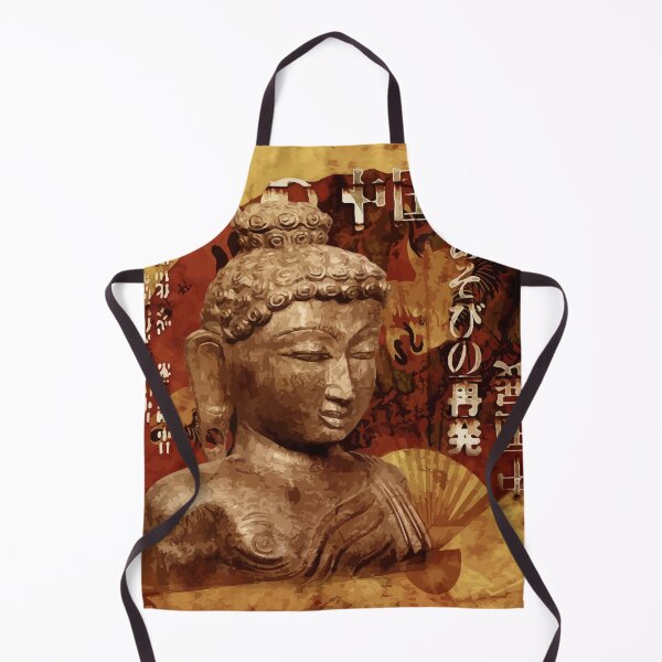 Item preview, Buddha figure with Asian characters designed and sold by harietteh.