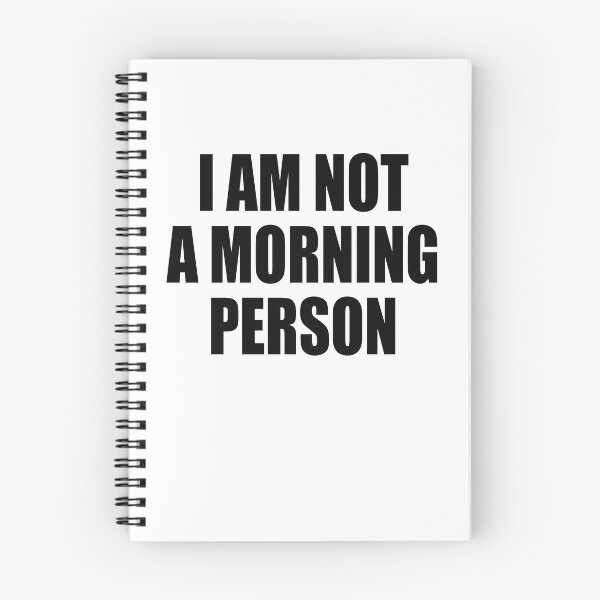 Item preview, I AM NOT MORNING PERSON designed and sold by Montrepeneuer.