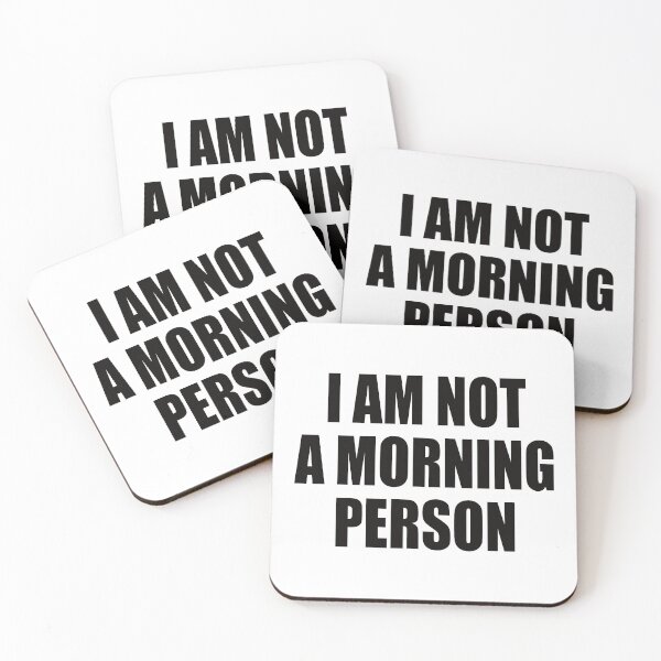 Item preview, I AM NOT MORNING PERSON designed and sold by Montrepeneuer.