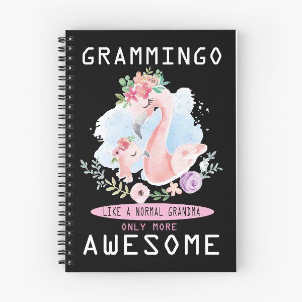Item preview, Grammingo Like A Normal Grandma Only More Awesome Shirt, Funny Pink Flamingo Tshirt For Grandma Nana Oma Grandmother, Cute Grandma Flamingo designed and sold by OnlyPrint20.