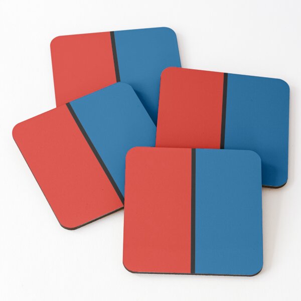 Item preview, Mondrian Red And Blue designed and sold by rewstudio.