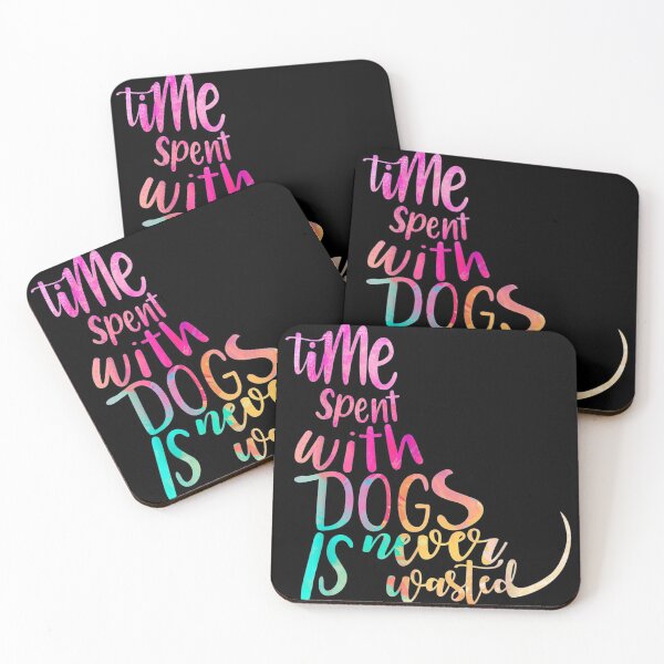Item preview, Time spent with dogs is never wasted watercolor designed and sold by SEANPARKERAU.