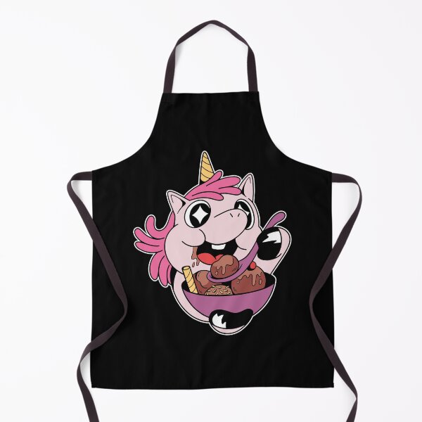 Item preview, Cute Unicorn Eating Ice Cream designed and sold by OnepixArt.