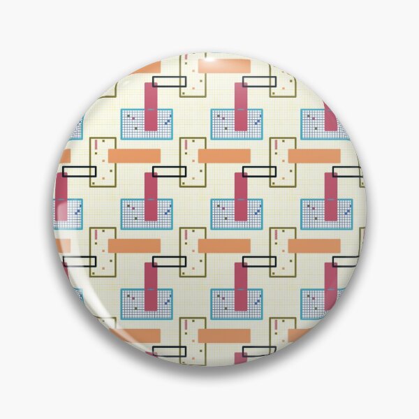 Item preview, Retro grid print designed and sold by Dance Vibes: Blingit Studios.