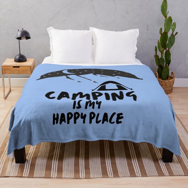Artikelvorschau, Camping ist mein glücklicher Ort entworfen und verkauft von Lilaclown.