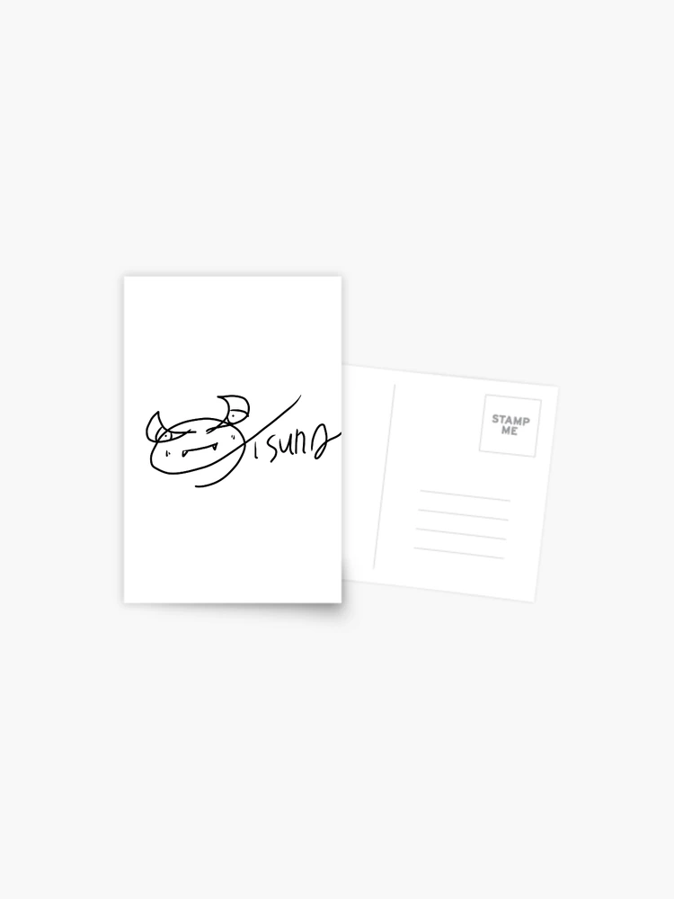 Park Jisung's signature - NCT