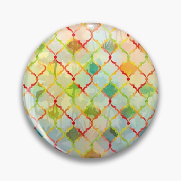 Item preview, Multicolored Lattice Geometric Pattern designed and sold by Lynnea Washburn.