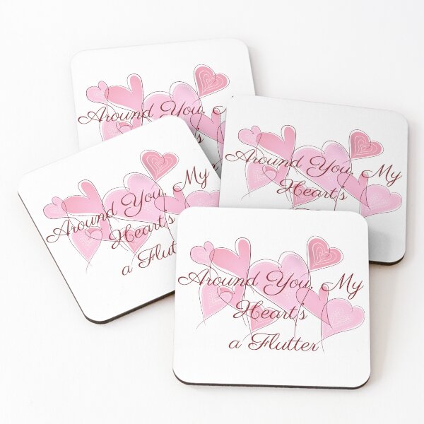 Item preview, Around You My Heart’s a Flutter designed and sold by MamaODea.
