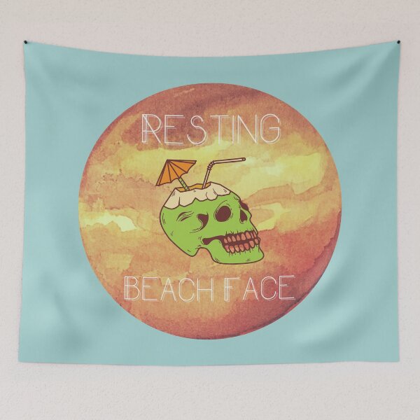 Item preview, Resting Beach Face designed and sold by DontKnowMuch.