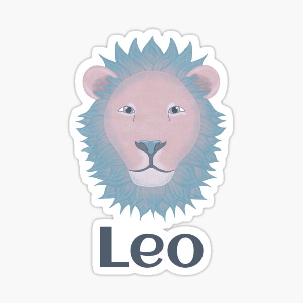 Leo Zodiac Sign Sticker