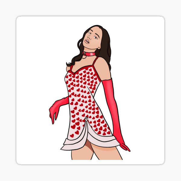 "Dollskill Model" Sticker for Sale by Razzleberryart | Redbubble