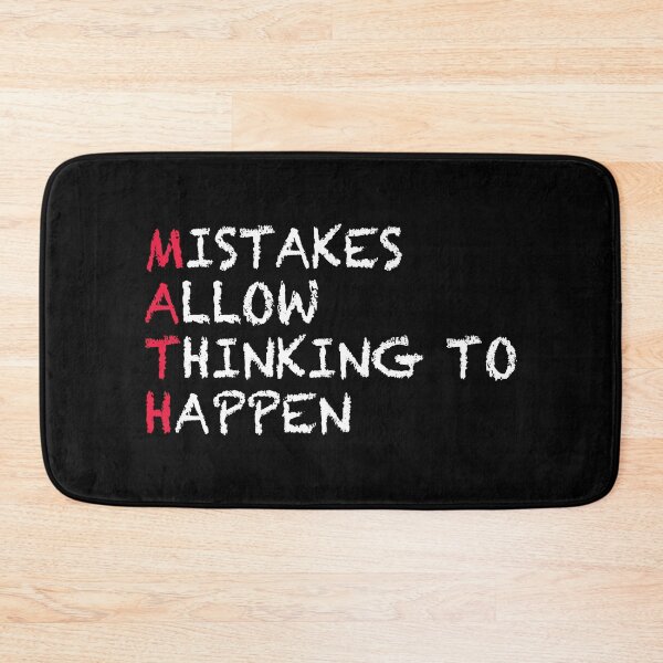 Item preview, MATH MISTAKES ALLOW THINKING TO HAPPEN designed and sold by Montrepeneuer.