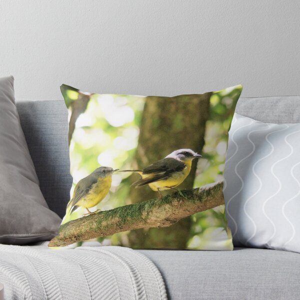 Item preview, 2 Eastern Yellow Robins designed and sold by cs-cookie.