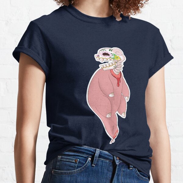 Hot Topic Pokemon Slowpoke Flowers Boyfriend Fit Girls T-Shirt