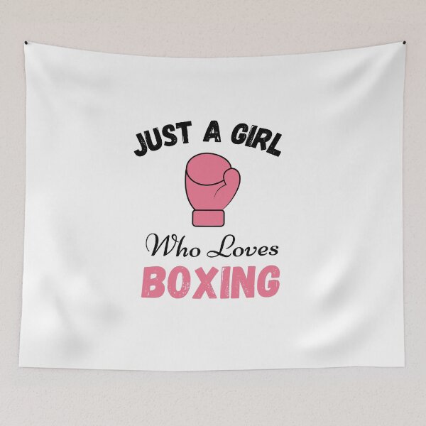 Item preview, Just a Girl Who Loves Boxing - Gift for Female Boxers designed and sold by thebreeze09.