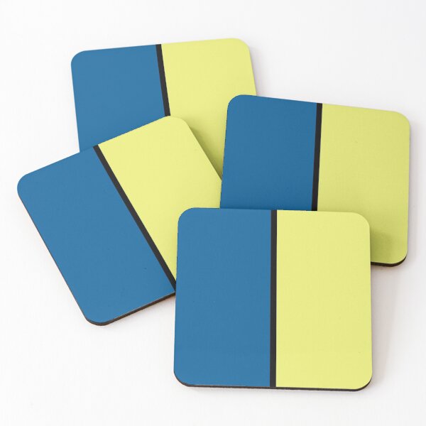 Item preview, Mondrian Blue And Yellow designed and sold by rewstudio.