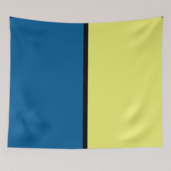 Item preview, Mondrian Blue And Yellow designed and sold by rewstudio.