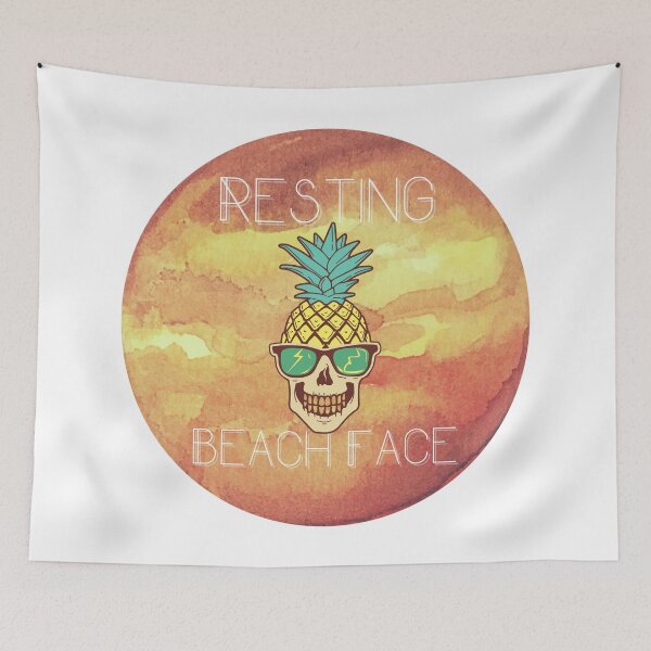 Item preview, Resting Beach Face designed and sold by DontKnowMuch.