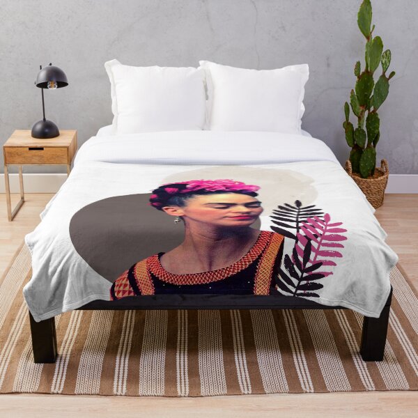 Artikelvorschau,  Frida Kahlo, Blumen und Aquarell entworfen und verkauft von Adriana C (All about Frida).