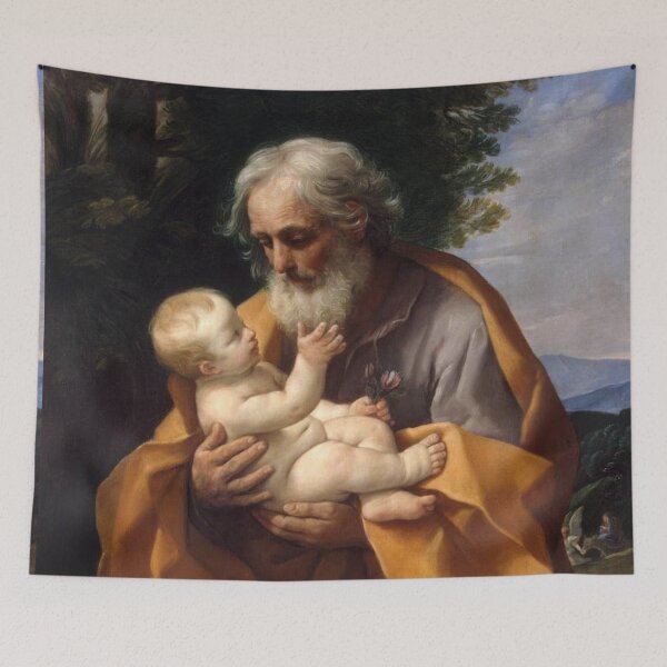 Item preview, Year of St. Joseph, with the Infant Jesus, Guido Reni designed and sold by The Great  Art.