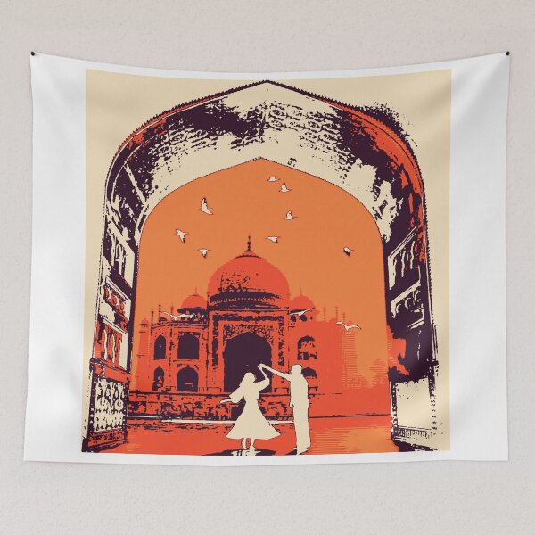 Item preview, Gateway dancing with temple silhouette designed and sold by Prevlin.