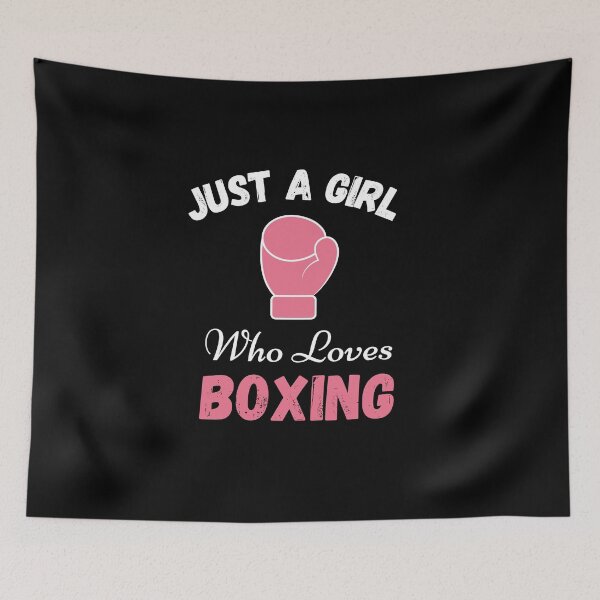 Item preview, Just a Girl Who Loves Boxing - Gift for Female Boxers designed and sold by thebreeze09.