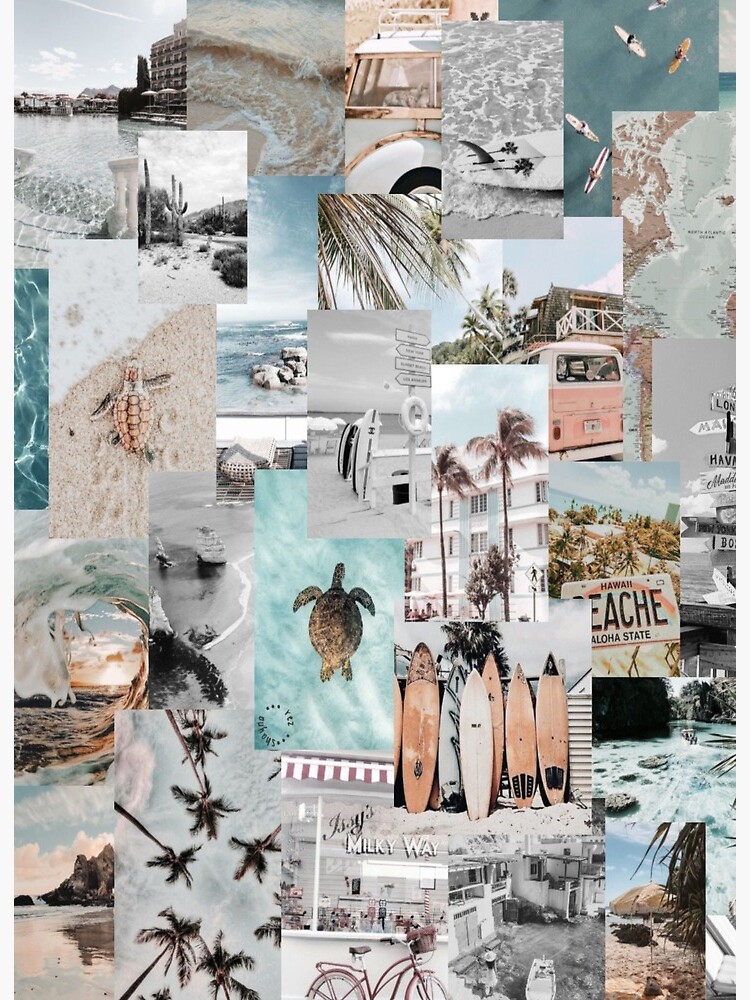 Blue Photo Wall Collage Kit Aesthetic Pictures  Beach Decor for Bedroom  Decorations Beach Photo Collage Kit for Wall Aesthetic Summer Posters for  Beach Room Decor Collage Kit for Wall Decor Aesthetic