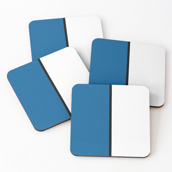 Item preview, Mondrian Blue And White designed and sold by rewstudio.