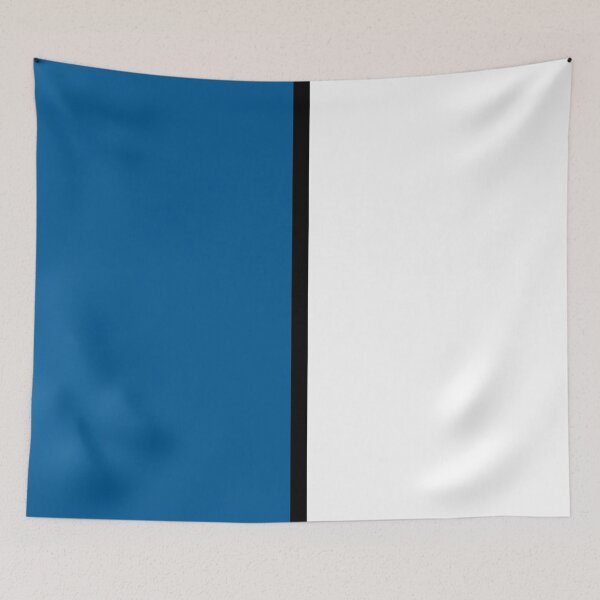 Item preview, Mondrian Blue And White designed and sold by rewstudio.