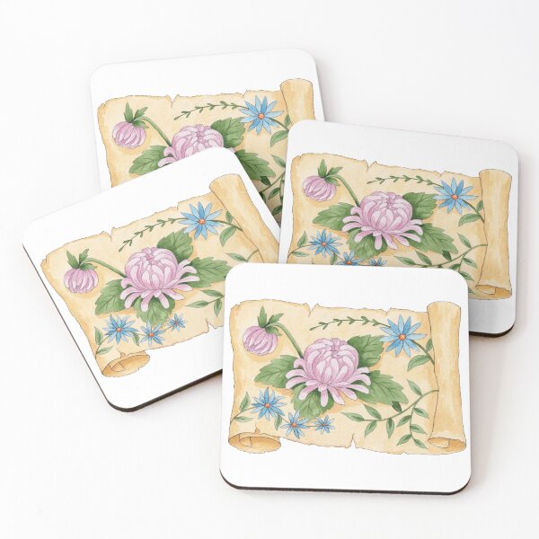 Artikelvorschau, Parchment roll Flora entworfen und verkauft von FLOWERLANE.