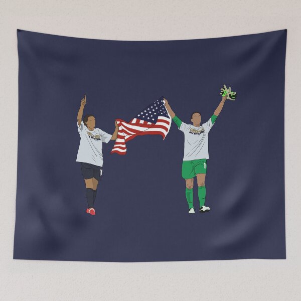 Item preview, Carli Lloyd Hope Solo London 2012 designed and sold by Hevding.