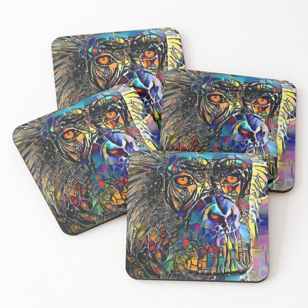 Item preview, Elbor, monkey, mono, singe, gorilla, Léa Roche paintings designed and sold by L. ROCHE.